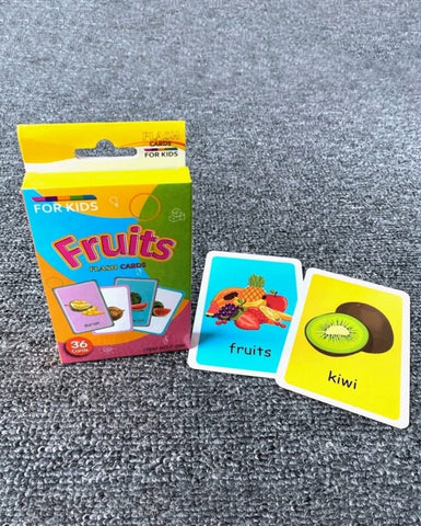 36pc educational flashcards (Fruit)