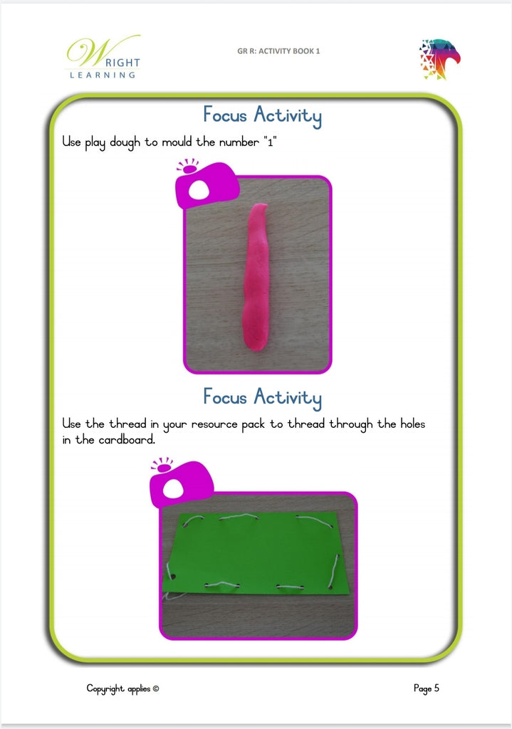 Grade R Workbook 1 – Wright Learning