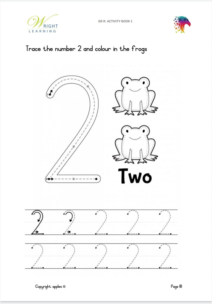 Grade R Workbook 1 – Wright Learning