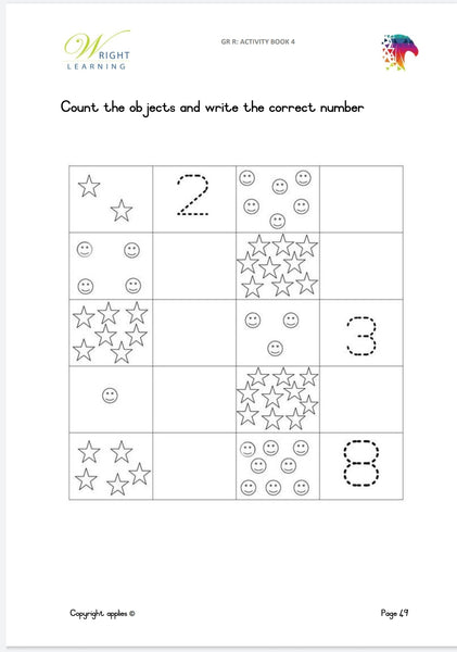 Grade R Workbook 4 – Wright Learning